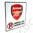 Arsenal parkoló tábla