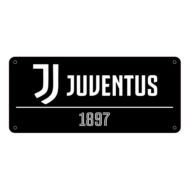 Juventus fekete utcatábla