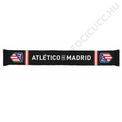 Atletico Madrid kötött sál NEGRO