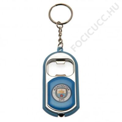 Manchester City sörnyítós kulcstartó BLUE