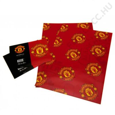 Manchester United csomagoló papír és címke
